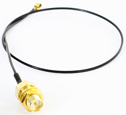 Pigtail cable UFL U.FL RP-SMA RSMA (20cm, for Mini-PCI WLAN,3G,GPS)