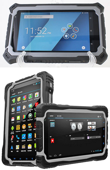CTFPND-8C-8GB128GB (7" Android TabletPC/PND, Waterproof IP67, Ruggedized, 1.4-2.4Ghz Deca Core CPU/4GB RAM, GPS/WLAN/BT/3G/4G, Android 10)
