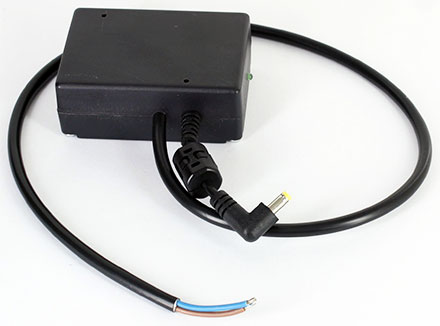 Integration Micro-USB charger/converter 12/24V (9-36V to 12V DC 4.0x1.7mm, max. 2A/24W)
