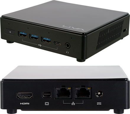 ECS LIVA Z3 Plus MiniPC (Intel i3-10110U, 2x LAN, Alexa A4PC)