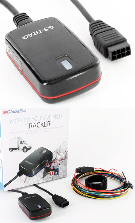 GlobalSat GTR-129 Vehicle-Tracker (GPS/GSM, IP67, Motion-Sensor, Battery, SMS/TCP/UDP)