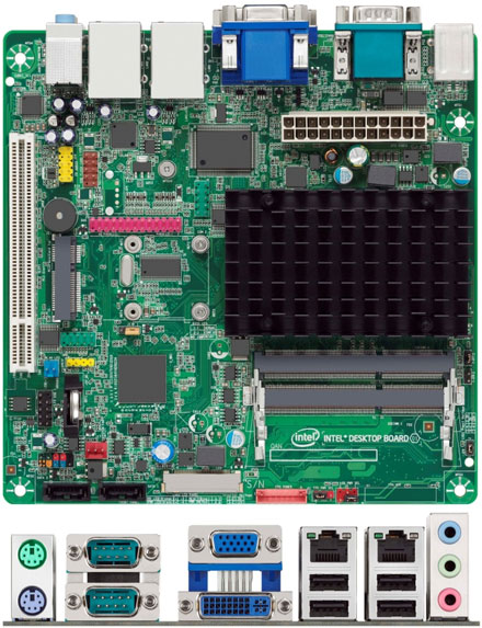 Intel D2500CC-E (Intel Atom 2x 1.86Ghz CPU, 2x LAN, 4x RS232) [<b>LFTERLOS</b>] (Restposten)