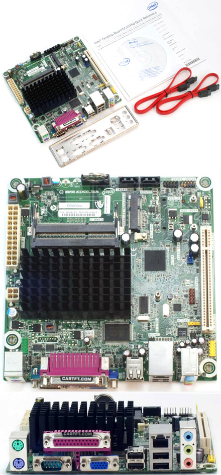 Intel D525MW (with integrated Atom 2x 1.8Ghz CPU) [<b>FANLESS</b>]