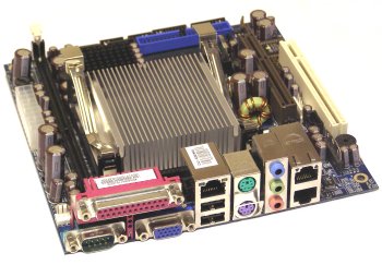 KONTRON 886LCD-M/mITX(BGA) [Intel Celeron-M 800Mhz onboard, Passiv gekhlt, 512MB RAM] [<b>RECERTIFIED, 1 Jahr Gewhrleistung</b>]