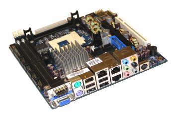 KONTRON 986LCD-M/mITX Mini-ITX Mainboard [Mit CF-Slot, ohne TV-Out, mit PCI-E, ohne I/O Shield [<b>RECERTIFIED, 1 Jahr Gewhrleistung</b>]