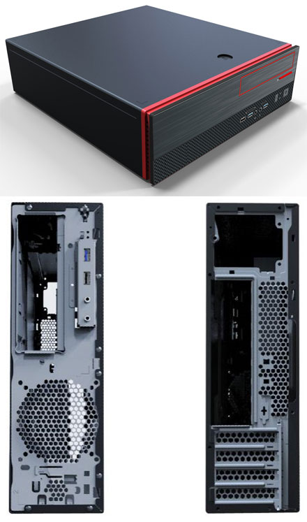 Morex Mini-ITX / Micro-ATX case SFF506 (300W)