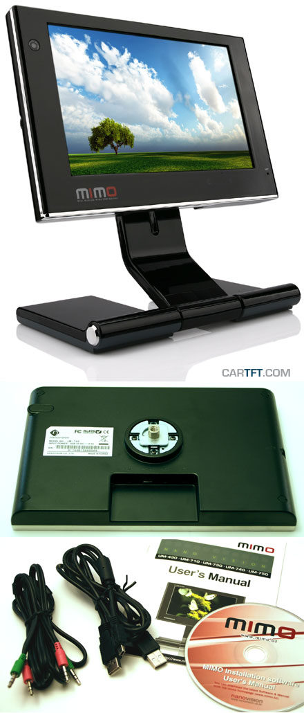 Nanovision UM-740 (7" USB Touchscreen Display, Mikrofon, Webcam)