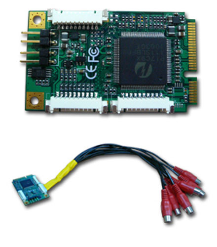CarTFT VCC-320 Mini-PCIe (8x Video/Audio Capture Card) [ Video Input ]