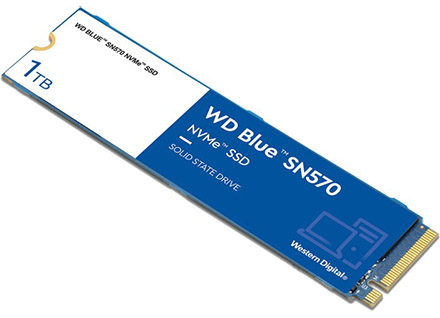 WD Blue SN570 SSD M.2 1TB NVMe <b>(WDS100T3B0C)</b>