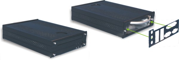 Casetronic Travla C150 (DIN-Schacht VIA ITX Gehuse)