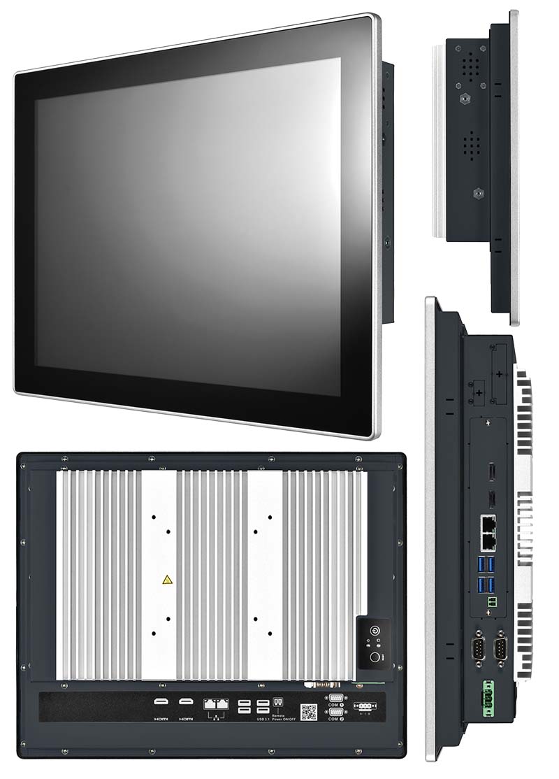 Mitac P150-11TGS-UP3i5 [Intel i5-1145G7E] 15" Panel PC (1024x768, IP65 Front, Fanless)