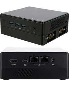 ECS LIVA Z3E Plus MiniPC (Intel I5-10210U, 16GB RAM, 2.5" SSD 240GB, 2x LAN, 2x COM, Capture card, Alexa A4PC)