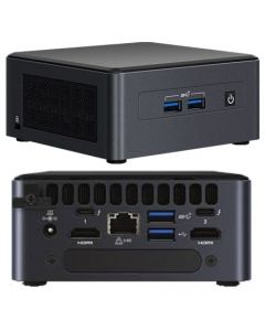 Intel NUC11TNHv5 (Intel Core i5-1145G7 up to 4,40GHz, 2x HDMI, 2x Thunderbolt, 2,5" SATA SSD Support)